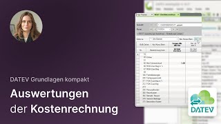 Kostenrechnung classic I DATEV Grundlagen kompakt Lernvideo [upl. by Tannenwald870]