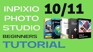 InPixio Photo Studio 10 Step By Step Tutorial Inpixio Photo Studio 11 Beginners Guide [upl. by Onitnatsnoc181]