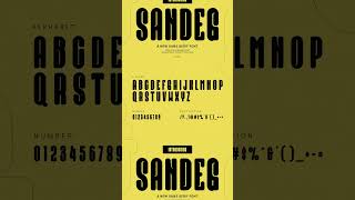 Sandeg Font Download [upl. by Bostow717]