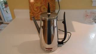 vintage retro electric percolator with the best sound [upl. by Alegnaed382]