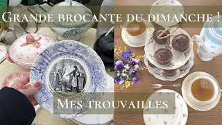 GRANDE BROCANTEMes trouvailles de brocantepremière brocante 2023 [upl. by Freud]