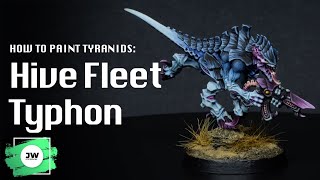 How to Paint Tyranids Hive Fleet Typhon [upl. by Wyatt]