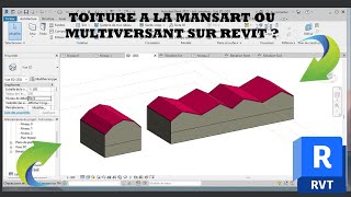 toiture à la Mansart ou multiversant sur revit [upl. by Yrnehnhoj]