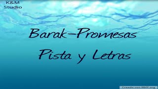 BarakPromesas 🙌 Pista Karaoke con letras Nueva Canción 2020 [upl. by Ethelinda]