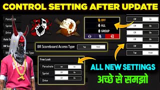 FREE FIRE CONTROL SETTINGS FULL DETAILS  FREE FIRE PRO PLAYER SETTINGS 2023  FREE FIRE SETTING [upl. by Bobby]