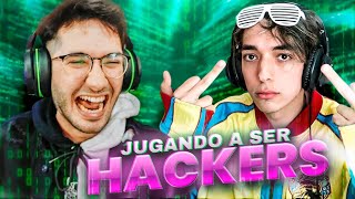 Jugando a ser HACKERS con PEDRITOVM [upl. by Aicetel]