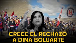 Pobladores de Junín se rebelan ¡desfile alternativo en respuesta al desprecio de Dina Boluarte [upl. by Adnylg]