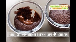 Low Carb Schokoladen LavaKüchlein mit flüssigem Kern [upl. by Burhans194]