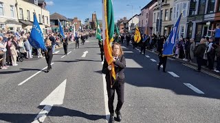 Huge crowds at Belfast Easter Commemoration [upl. by Melita513]