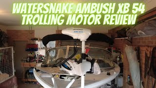 Watersnake  AMBUSH XB 54 Trolling Motor Fitout [upl. by Morrison]