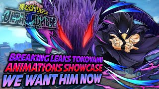 BREAKING LEAKS TOKOYAMI ANIMATIONS BREAKDOWN MY HERO ULTRA RUMBLE [upl. by Teews]