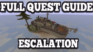 Unturned Escalation  ALL QUESTS [upl. by Oinotla749]