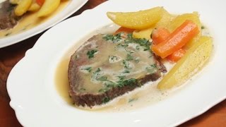 Sauerbraten im Topf zubereiten Chefkoch Tipps für einfachen Rinderbraten [upl. by Feldt]