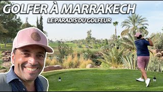 LA DESTINATION PARFAITE pour GOLFER lhiver  Voyage magique à MARRAKECH avec les abonnés [upl. by Shulem103]