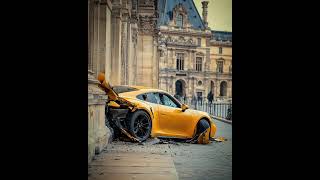 Porsche Drive Safe Art Installation  Louvre Museum [upl. by Haelak6]