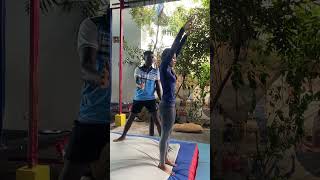 kshatriyaacademy back handspring learn gymnastics trics [upl. by Yajiv313]