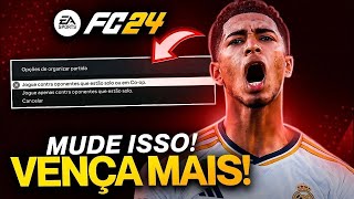 🚨ATENÇÃO MUDE AGORA ESSAS CONFIGURAÇÕES NO EA FC 24 [upl. by Asfah]