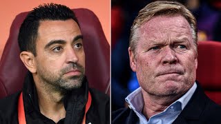 RONALD KOEMAN SACKED AS BARCELONA COACH  XAVI SET TO REPLACE HIM [upl. by Dolloff]