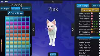 UPDATED WCUE FurEyePaw Color Glitch Tut with Impatiens Headpiece [upl. by Eserahs]