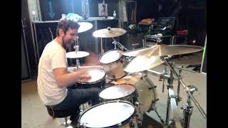 Rime Of The Ancient Mariner  Iron Maiden Partial Drum Cover [upl. by Cowie649]