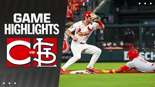 Reds vs Cardinals Game Highlights 91124  MLB Highlights [upl. by Atnad112]