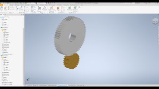 Inventor 2021Tutorial How to create a Spur Gear using Design Accelerator that functions [upl. by Anikes]