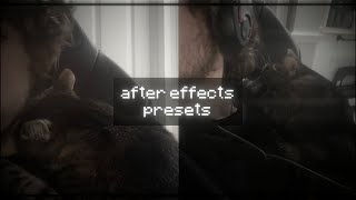 effects preset  after effects shakes colorings panning effects etc🧇 [upl. by Cadal709]