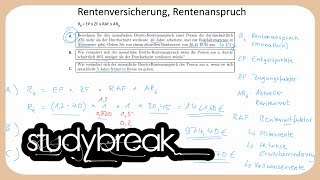 Rentenversicherung Rentenanspruch  Finanzwissenschaft [upl. by Lacey]