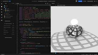 Stereographic Projection  Volumetric light  threejs [upl. by Kimbell]