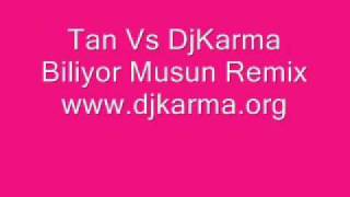 Tan Vs DjKarma Biliyor Musun Remix [upl. by Spanjian]