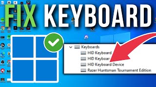 How To ReInstall Keyboard Driver On Windows 1011  Update Keyboard Drivers [upl. by Ahsen]