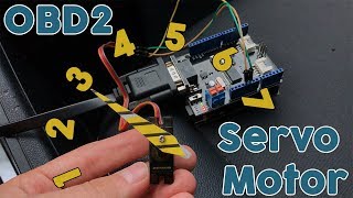 Meraklısına Servo Motor İle Devir Saati Yapıyoruz OBD2  Arduino  CAN Bus Shield [upl. by Gerc]