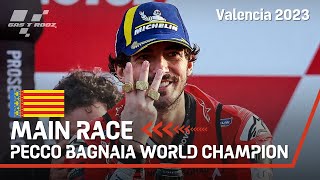 Highlights MotoGP Valencia 2023  Pecco Bagnaia Juara Dunia MotoGP 2023 [upl. by Wetzell]