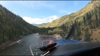 Wilson Bar Airstrip Idaho landing [upl. by Thayne]