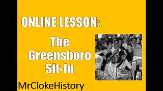 GCSE History The Greensboro SitIn [upl. by Lleinnad]