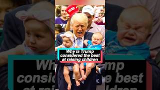 Why is Trump considered the best at raising children，Even his rival Hillary Clinton has praised him [upl. by Adlev]