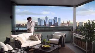 How to use the Lumon balcony glass system [upl. by Aracot]