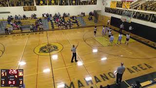 Mahanoy Area High School vs Shenandoah Valley High School Mens Other Basketball [upl. by Jehiel]