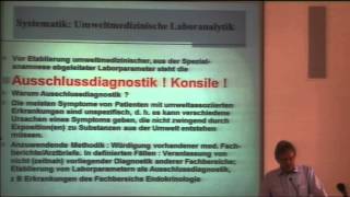 13 Dr Frank Bartram Innenraumschadstoffe und MCS [upl. by Wittenburg]