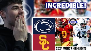 BRITS React to 4 Penn State vs USC INCREDIBLE  Full Game Highlights [upl. by Tannenbaum]