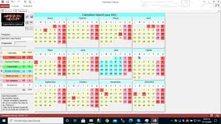 Calendario Laboral creado en Microsoft Access gratis [upl. by Llirrehs390]