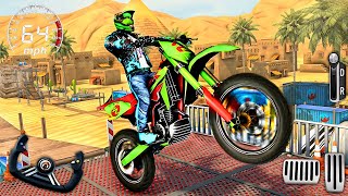 Extreme Dirt Bike Mega Ramp Stunt Racer  Motorcross Dirt Bike Racing 3D  Android Gameplay [upl. by Ahsined60]