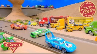 Radiator Springs All Stars Race  Lightning McQueen The King Chick Hicks amp More  Pixar Cars [upl. by Shererd]