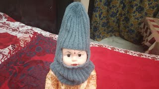 Monkey Cap for Gents in easy way165knittig Lessons 2019 [upl. by Orravan]