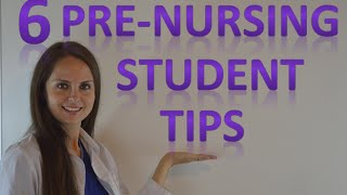 Pre Nursing Student School Advice  Tips on Studying Applying GPA [upl. by Byrdie728]