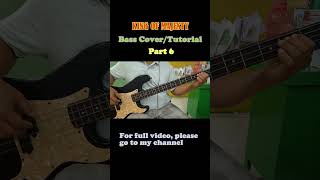 Hillsong Worship  KING Of MAJESTY Bass Cover Play Along Part 6 basscover basstutorial [upl. by Dag]