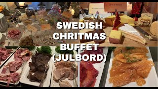 TRADITIONAL SWEDISH CHRISTMAS BUFFET JULBORD INTERNATIONAL FOOD CHRISTMAS 2022 SCANDINAVIAN [upl. by Mart848]