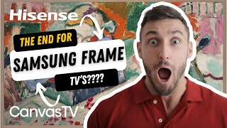 What is Canvas TV Hisense 65 Inch Class QLED 4K S7N CanvasTV™ Review [upl. by Mariande]