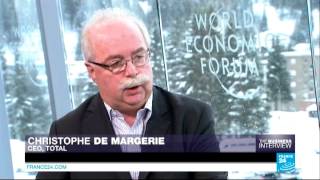 Davos Christophe de Margerie chief executive of the French energy company Total [upl. by Olpe]