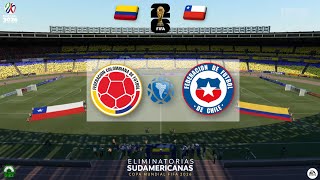 COLOMBIA vs CHILE  ELIMINATORIA  EA Sports  PSD1EZ [upl. by Cyril]